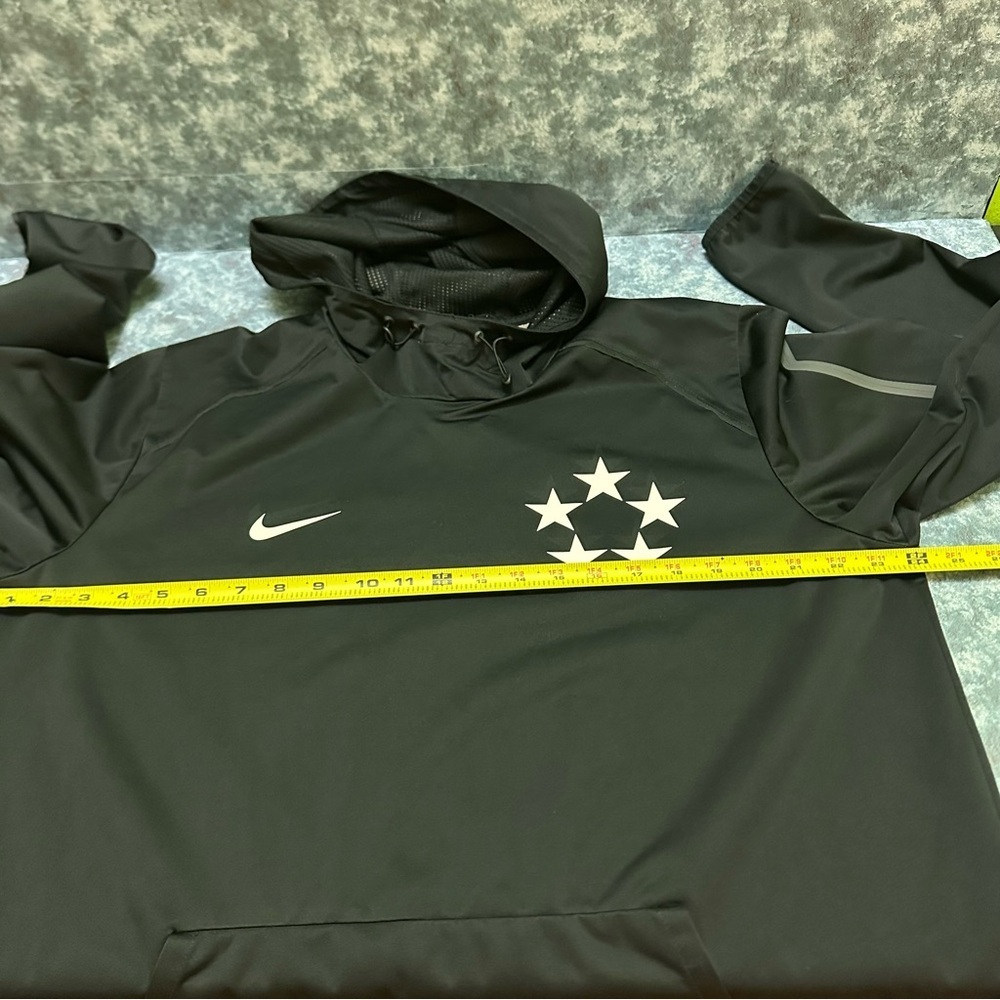 Nike 5 Star General Hooded Black Jacket with Mesh Lining L - Picture 6 of 10